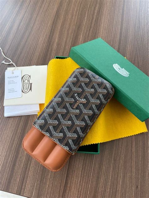 goyard airpod pro case|maison Goyard cigar case.